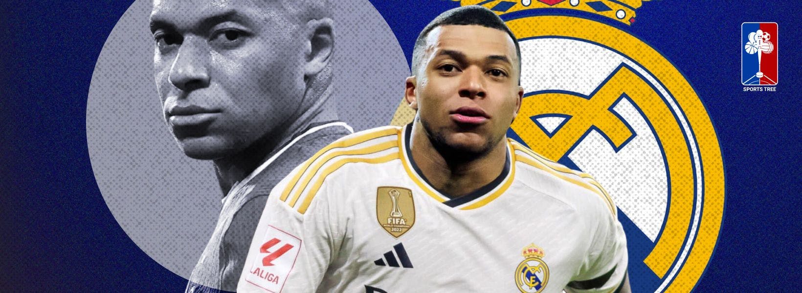 Kylian Mbappé is now officially playing for Real Madrid. 